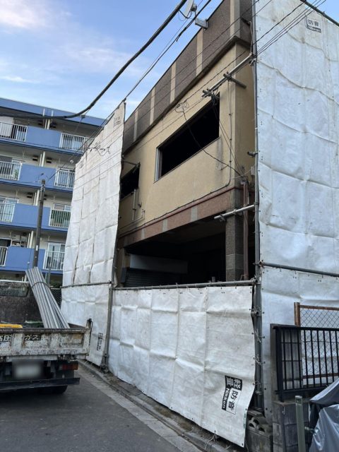 【施工中～施工後】千葉県船橋市　木造家屋解体工事